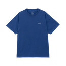 Obey Bounce Pigment Heavyweight T-Shirt in Pigment Electric Indigo, 100% cotton 8 oz pigment dyed heavyweight box T-shirt relaxed fit met Bounce graphic op voorkant en achterkant in diep paarsblauwe Electric Indigo colorway, verkrijgbaar bij Revert 95 Haarlem
