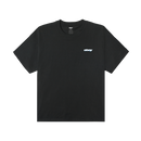Obey Lips Heavyweight T-Shirt Vintage Black, box t-shirt van 100% cotton 8oz met geprinte graphic op voor- en achterkant, regular fit, maten S-XXL, verkrijgbaar bij Revert 95 Haarlem.