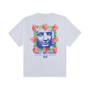 Obey Garden Heavyweight T-Shirt White, box fit t-shirt van 100% cotton 8oz met geprinte graphic op voor- en achterkant, relaxed fit, maten S-XXL, verkrijgbaar bij Revert 95 Haarlem