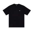 Obey Quarter Eye Icon Heavyweight T-Shirt, box t-shirt van 100% cotton 8oz met geprinte graphic op borst en achterkant, relaxed fit, verkrijgbaar in Black en Forest Green, maten S-XL, verkrijgbaar bij Revert 95 Haarlem