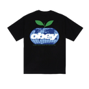 Obey Intercontinental Heavyweight T-Shirt, box t-shirt van 100% cotton 8oz met geprinte graphic op borst en achterkant, relaxed fit, verkrijgbaar in Black en White, maten S-XXL, verkrijgbaar bij Revert 95 Haarlem