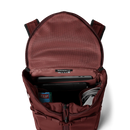 YETI Ranchero Everyday Carry Backpack Stag Dark Red, rugzak van TuffSkin nylon met RipZip opening en GroundControl basis, verkrijgbaar in 22L en 27L, verkrijgbaar bij Revert 95 Haarlem