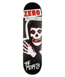 Zero x Misfits Zero Business Glow In The Dark skateboard deck, 1st edition gelimiteerd tot 100 stuks 7-ply maple met laser engraved tops en glow in the dark dip officieel gelicenseerd van The Misfits beschikbaar in 8.25 x 31.9 inch en 8.5 x 32.3 inch, verkrijgbaar bij Revert 95 Haarlem