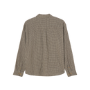 Obey Bigwig Jack Shirt Abbey Stone Multi, overhemd van 100% cotton met full button front closure, borstzak en scalloped zoom, loose fit, maten S-XXL, verkrijgbaar bij Revert 95 Haarlem