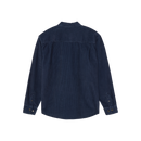 Obey Tommy Corduroy Shirt, overhemd van 100% cotton corduroy met button front closure, borstzak en scalloped zoom, verkrijgbaar in Night Sky en Vetiver, loose fit, maten S-XXL, verkrijgbaar bij Revert 95 Haarlem
