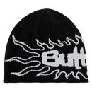 Butter Goods Solar Skully Beanie in Black, productfoto 1 van 3