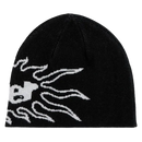 Butter Goods Solar Skully Beanie in Black, productfoto 2 van 3