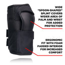 187 Killer Pads Pro Wrist Guard, polsbeschermer met lepelvormige spalk, dubbele polsbanden en gevoerde binnenkant, maten XS-XL, verkrijgbaar bij Revert 95 Haarlem