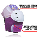 187 Killer Pads Adult Six Pack Set Purple, complete set knie- elleboog- en polsbescherming met contoured design en ballistic nylon, verkrijgbaar bij Revert 95 Haarlem