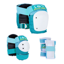 187 Killer Pads Adult Six Pack Set Teal, complete set knie- elleboog- en polsbescherming met contoured design en ballistic nylon, verkrijgbaar bij Revert 95 Haarlem