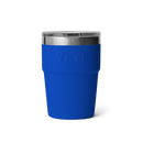 YETI Rambler 16 oz Stackable Cup V2 in Royal Blue, 18/8 roestvrij staal double-wall vacuum insulated stapelbare beker met MagSlider Lid en DuraCoat Royal Blue kleurcoating cupholder compatible en vaatwasserbestendig, verkrijgbaar bij Revert 95 Haarlem