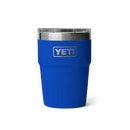 YETI Rambler 16 oz Stackable Cup V2 in Royal Blue, 18/8 roestvrij staal double-wall vacuum insulated stapelbare beker met MagSlider Lid en DuraCoat Royal Blue kleurcoating cupholder compatible en vaatwasserbestendig, verkrijgbaar bij Revert 95 Haarlem