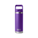YETI Colour Cap Straw Bottle Pace Purple, roestvrijstalen drinkfles met kleurbijpassende straw cap en TripleHaul handgreep, verkrijgbaar in 18 oz en 26 oz, verkrijgbaar bij Revert 95 Haarlem