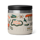 YETI Rambler Geïsoleerde Voedselpot Cape Taupe, roestvrijstalen voedselpot met dubbelwandige vacuümisolatie en 100% lekvrije MagVent deksel, verkrijgbaar in 8 oz en 16 oz, verkrijgbaar bij Revert 95 Haarlem