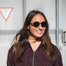 CHPO Brand Sam zonnebril, 100% gerecycled plastic small medium fit unisex pro model van Cuba Libre skater Samantha Narvaez met gepolariseerde UV400 glazen 50mm lensbreedte verkrijgbaar in Black en Mustard, verkrijgbaar bij Revert 95 Haarlem