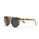 CHPO Brand Côte Des Basques zonnebril in Leopard Black, 100% gerecycled plastic rond small medium fit unisex zonnebril 46mm met luipaardprint montuur en UV400 bescherming vernoemd naar het surfstrand in Biarritz, verkrijgbaar bij Revert 95 Haarlem