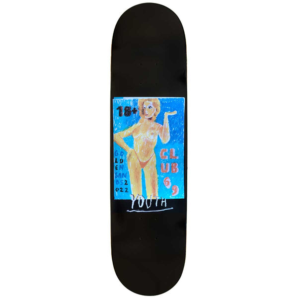 Youth Skateboards Golden Sands – skateboarddeck van 7-laags maple met Golden Sands graphic en Youth branding