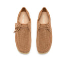 Clarks Originals Wallabee in de kleur Tan Weave, verkrijgbaar bij Revert 95 Haarlem
