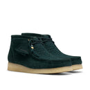 Clarks Originals Wallabee Boot in de kleur Forest Green Suede, verkrijgbaar bij Revert 95 Haarlem