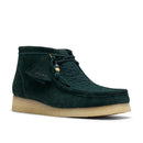 Clarks Originals Wallabee Boot in de kleur Forest Green Suede, verkrijgbaar bij Revert 95 Haarlem
