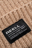 Reell Denim Loop Beanie in beige, detailfoto