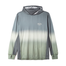 Dark Seas Bimini UV Hooded Long Sleeve Shirt in Storm, 96% poly 4% spandex UV sunshirt met ingebouwde face gaiter geperforeerde ventilatiepanelen duimgaten en flat lock naden, verkrijgbaar in Storm en Sage bij Revert 95 Haarlem