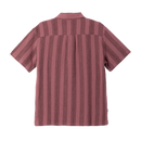 Dark Seas Lamont SS Shirt Rose, korte mouwen poplin overhemd met scalloped hem en gegraveerde tortoise knopen, maten S-XXL, verkrijgbaar bij Revert 95 Haarlem
