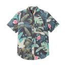 Dark Seas Terra Vista Woven S/S Shirt Black, technisch overhemd van geperforeerd poly cotton spandex met UV-bescherming en moisture wicking, verkrijgbaar bij Revert 95 Haarlem