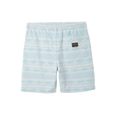Dark Seas Cyrus Short in White Blue, cotton jacquard terry lounge short met 19 inch outseam en patch pockets voor en achter, verkrijgbaar bij Revert 95 Haarlem
