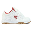 DC Shoes Stag in White Brick, early 2000s-geïnspireerde skate sneaker met cupsole constructie en DC Pill Pattern buitenzool, verkrijgbaar bij Revert 95 Haarlem