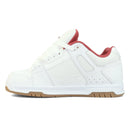 DC Shoes Stag in White Brick, early 2000s-geïnspireerde skate sneaker met cupsole constructie en DC Pill Pattern buitenzool, verkrijgbaar bij Revert 95 Haarlem