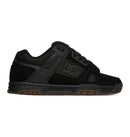 DC Shoes Stag in Black Gum, early 2000s-geïnspireerde skate sneaker met cupsole constructie en DC Pill Pattern buitenzool, verkrijgbaar bij Revert 95 Haarlem