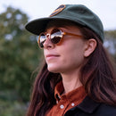 CHPO Brand Sam zonnebril, 100% gerecycled plastic small medium fit unisex pro model van Cuba Libre skater Samantha Narvaez met gepolariseerde UV400 glazen 50mm lensbreedte verkrijgbaar in Black en Mustard, verkrijgbaar bij Revert 95 Haarlem