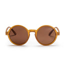 CHPO Brand Sam zonnebril, 100% gerecycled plastic small medium fit unisex pro model van Cuba Libre skater Samantha Narvaez met gepolariseerde UV400 glazen 50mm lensbreedte verkrijgbaar in Black en Mustard, verkrijgbaar bij Revert 95 Haarlem