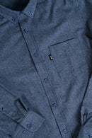 Reell Nordic Shirt in de kleur Slate Blue, verkrijgbaar bij Revert 95 Haarlem