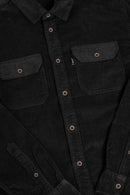 Reell Denim Dual Cord Shirt, overhemd van 200gsm 16-wale corduroy met twee borstzakken en geweven label op de schouder, rechte pasvorm, verkrijgbaar in zes kleuren, maten S-XL, verkrijgbaar bij Revert 95 Haarlem