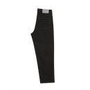 Polar Skate Co '93! Pants Contrast Stitching Black Dark Olive – denim broek van 100% katoen met rechte pasvorm, contraststiksels in dark olive en Polar-label.