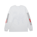 HUF 4 The Dawgs L/S Tee zwart longsleeve t-shirt met graphic op borst en rug