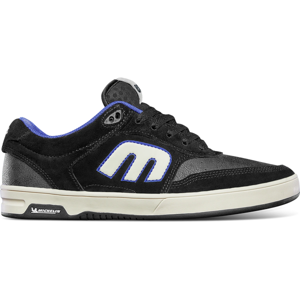 Etnies Serin Michelin Black – zwarte skateschoen met Michelin rubberzool en suède/mesh bovenwerk