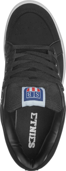 Etnies Sal 23 Black – zwarte suède skateschoen met vulcanized zool en retro design