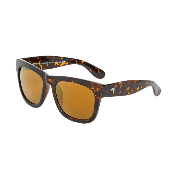 CHPO Brand Haze – ronde zonnebril van gerecycled plastic met UV400-bescherming en minimalistisch design