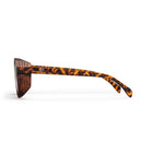 CHPO Brand Rickard zonnebril, 100% gerecycled plastic medium fit unisex wrap-around zonnebril 54mm met gepolariseerde glazen en UV400 bescherming verkrijgbaar in Matte Black Black Green Coffee Brown Navy Rainbow Mirror en White, verkrijgbaar bij Revert 95 Haarlem