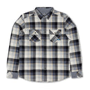 KAVU Buffaroni Flannel Shirt in de kleur Grey Skies, verkrijgbaar bij Revert 95 Haarlem