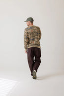 Kavu Highline Sweater in Sasquatch Sighting, detail jacquard patroon
