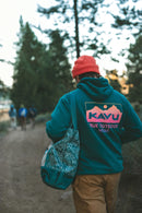 KAVU Fade Away Hoodie in de kleur Transformative Teal, verkrijgbaar bij Revert 95 Haarlem