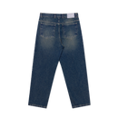 Polar Skate Co '93! Pants Dirty Blue – denim broek van 100% katoen met rechte pasvorm, vijf zakken en Polar-label in Dirty Blue wassing.