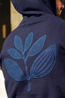 Magenta Denim Plant Hoodie foto 6