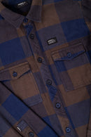 Reell Denim Freeman Shirt Check Brown/Navy foto 7