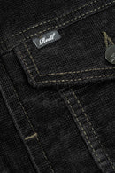 Reell Arizona Jacket in Deep Black, lichtgewicht ongevoerde denim transitiejas van cotton-elastane met straight regular fit en 2 borstzakken, verkrijgbaar bij Revert 95 Haarlem