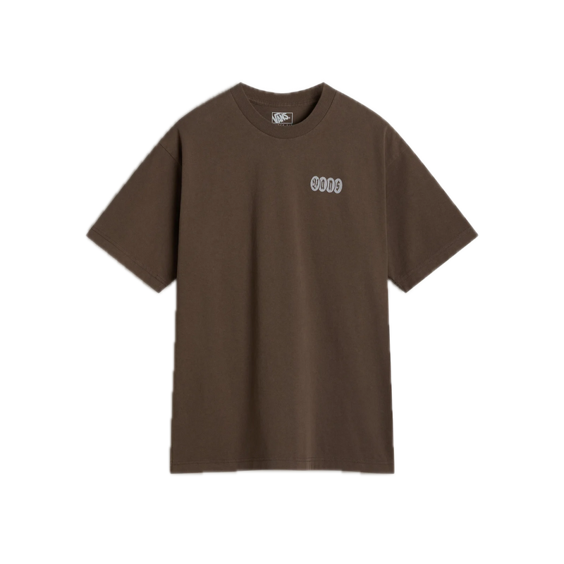 Vans Earthbound Loose Fit SS Coal Brown – bruin loose fit T-shirt van duurzaam katoen met subtiele Vans-graphic